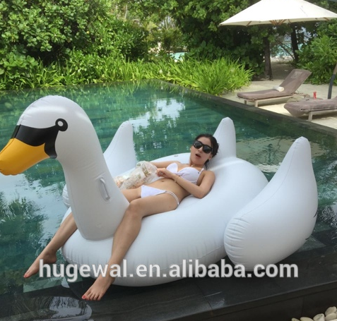 Hot sale adult giant 2 person inflatable swan pool float