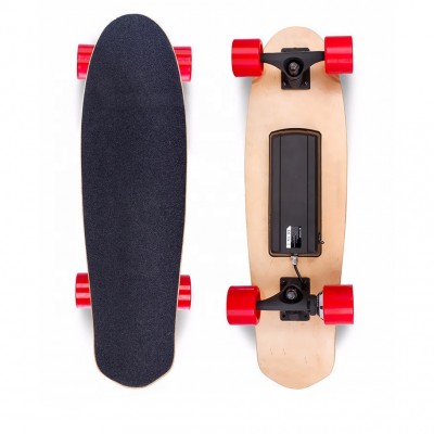 NEW Portable Backpack Electric Skateboard motor lithium Battery Motored Board Mini Hub Motor Skateboard